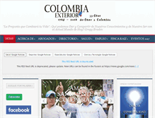 Tablet Screenshot of colombiaexterior.com